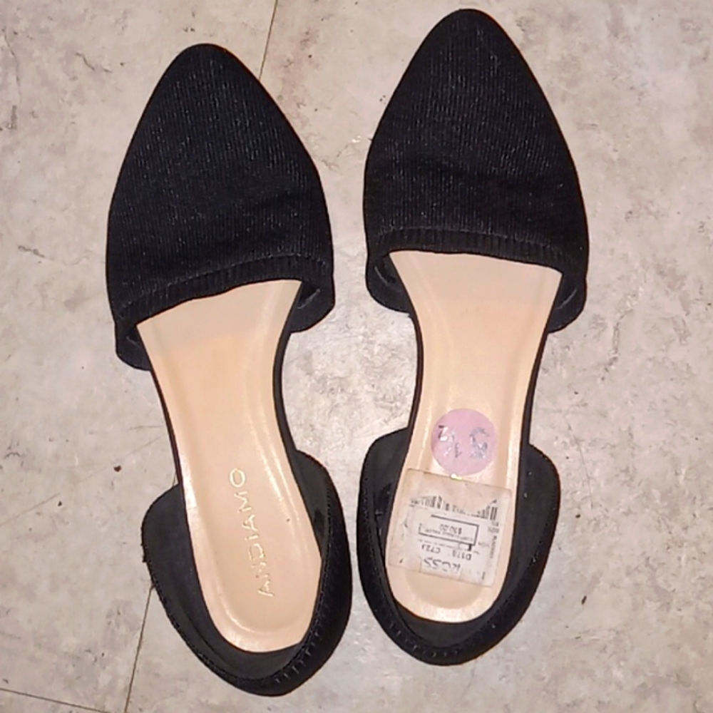 Andiamo, 5 1/2, ladies knit, flats